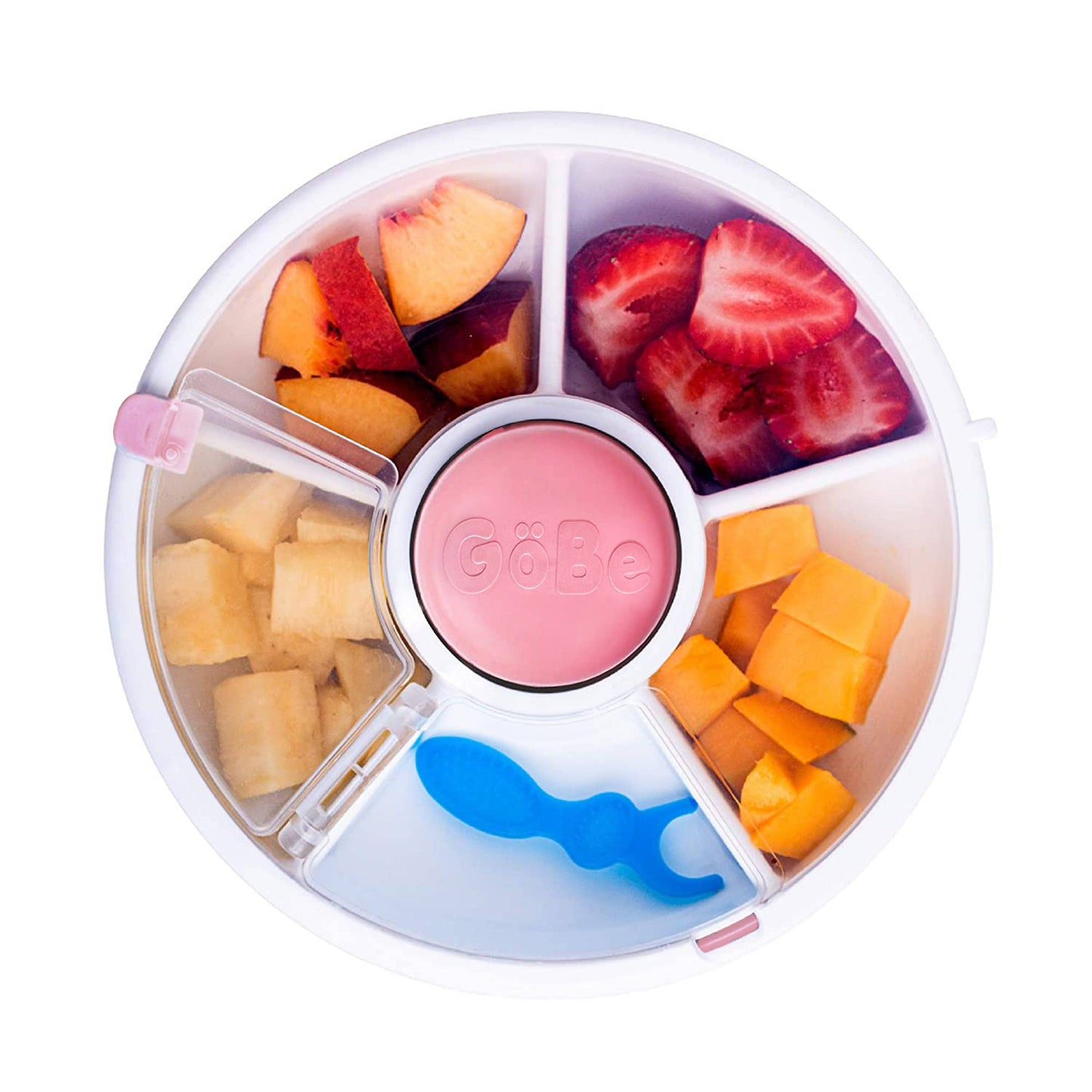 GoBe Kids Snack Spinner - Coral Pink