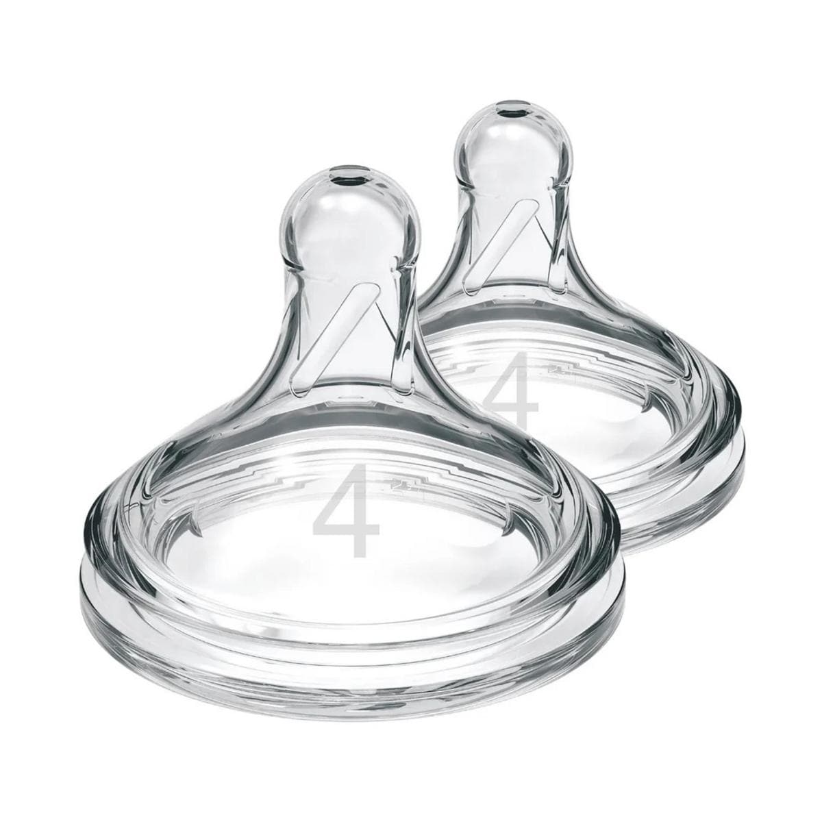 Dr. Brown's Natural Flow Wide-Neck Baby Bottle Silicone Nipple - Level 4, 2 Pack
