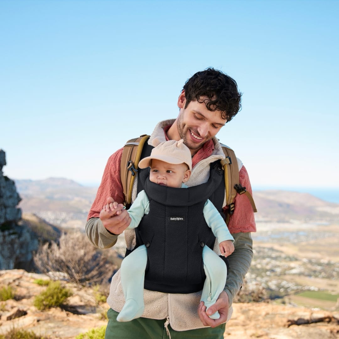 BabyBjörn Baby Carrier Hold - Woven, Sand Gray