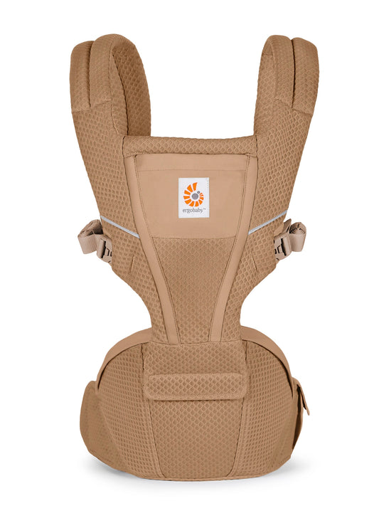 Ergobaby Alta Hip Seat Mesh Baby Carrier - Camel Brown