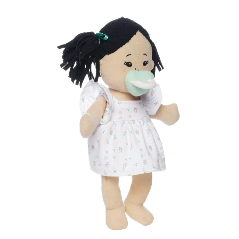 Manhattan Toy Love, Stella Doll Light Beige with Black Pigtails