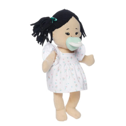 Manhattan Toy Love, Stella Doll Light Beige with Black Pigtails
