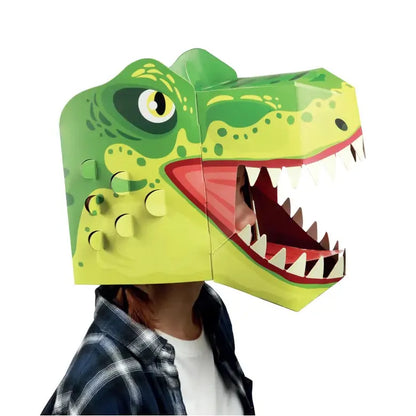 3D Paper Mask - T-Rex Mask