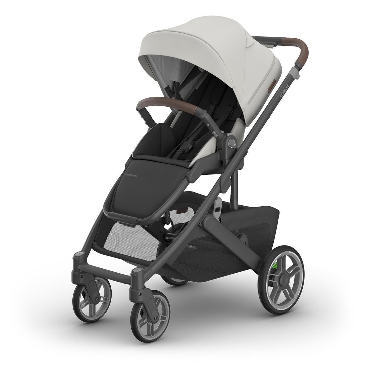 UPPAbaby OPEN BOX Cruz V3 Stroller - Savannah (Pearl Gray Jacquard / Carbon Frame / Chestnut Leather) - 0403-CRZ-NA-SAV-OB