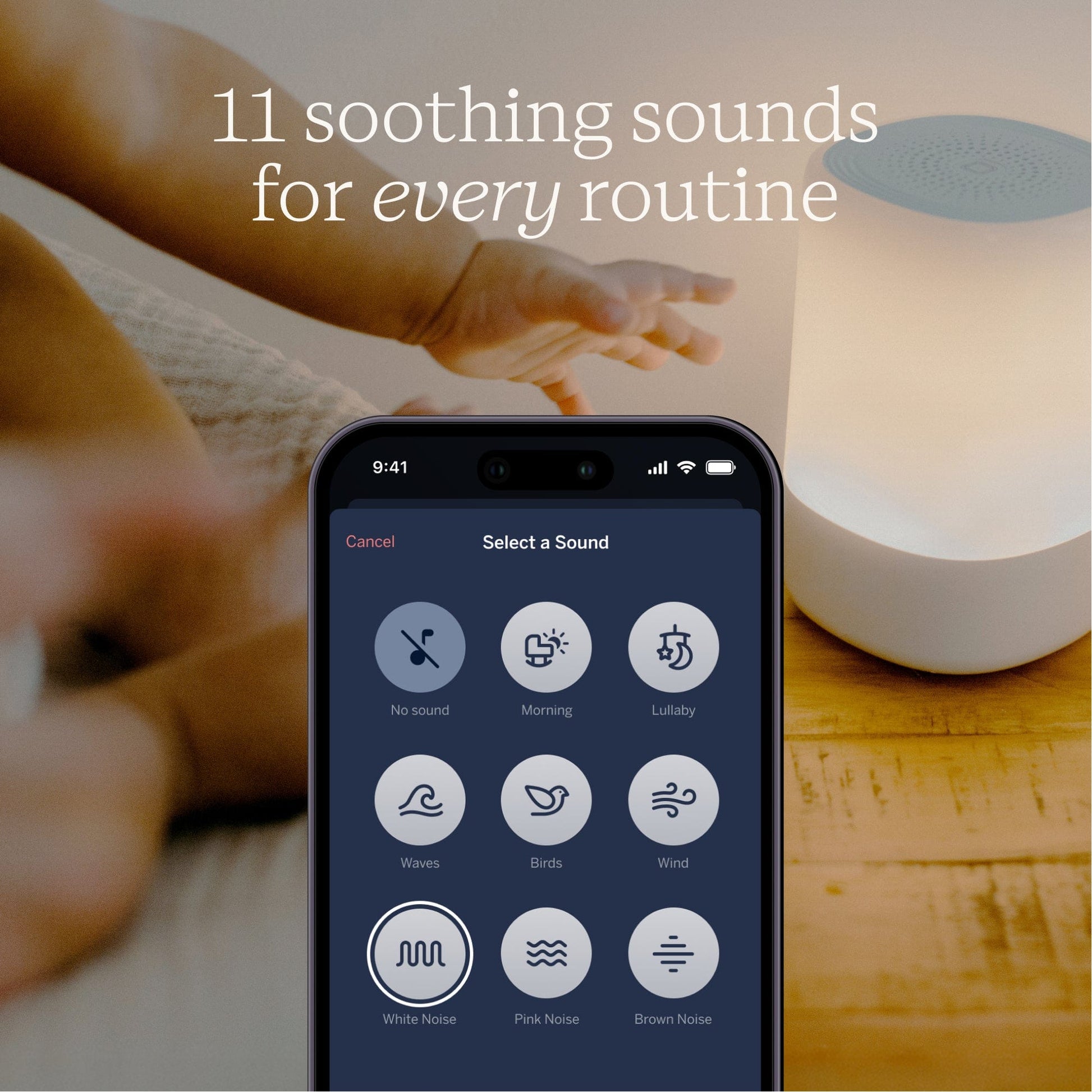 Nanit Pro Sound Machine & Night Light - L101NW