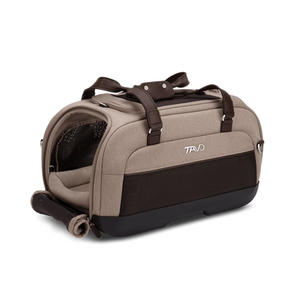 Tavo Pets Dupree II Airline Carry-On Pet Car Seat - Fawn
