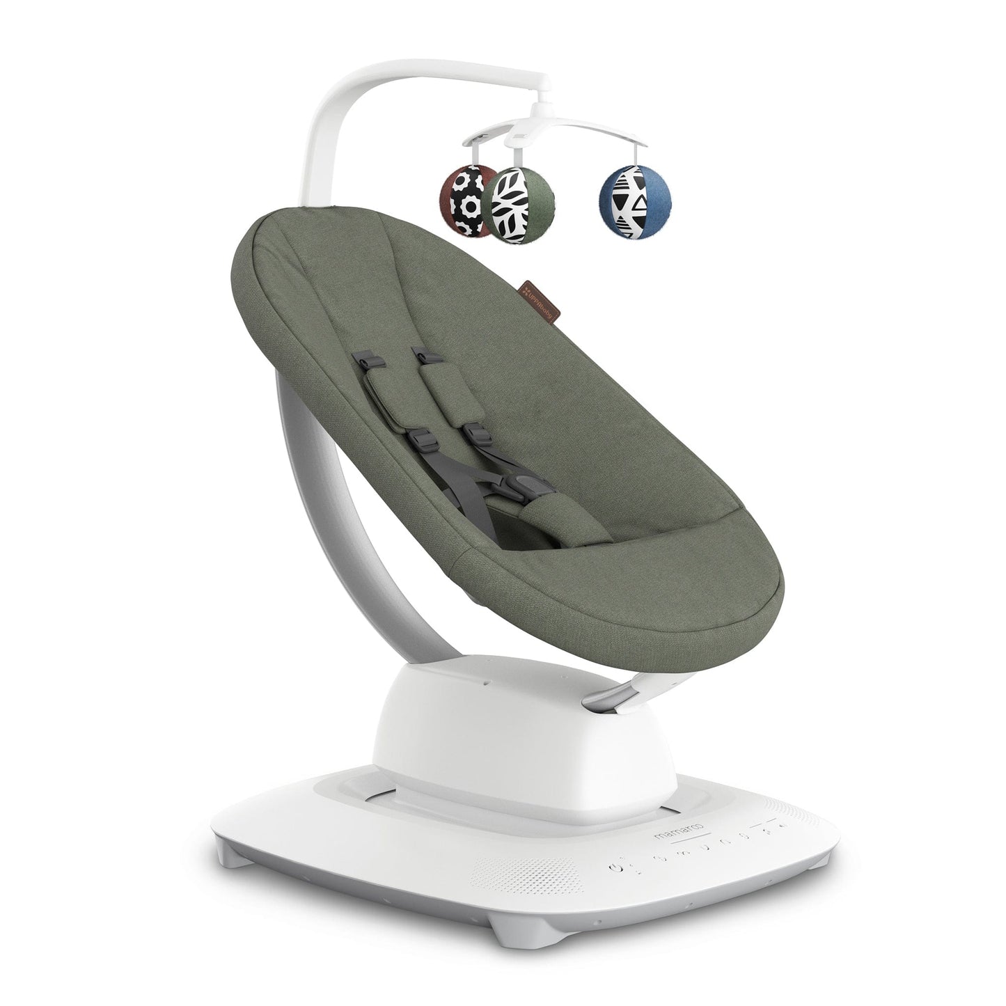 UPPAbaby MamaRoo Multi-Motion Baby Swing - Camila (Dark Green Melange) - 2001-MRO-NA-CAM