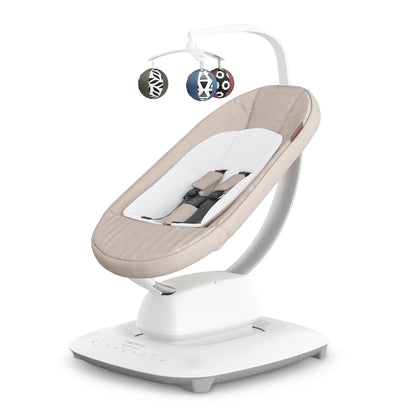UPPAbaby MamaRoo Multi-Motion Baby Swing - Charlie (Sand Melange) - 2001-MRO-NA-CHR