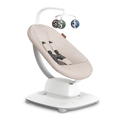 UPPAbaby MamaRoo Multi-Motion Baby Swing - Charlie (Sand Melange) - 2001-MRO-NA-CHR