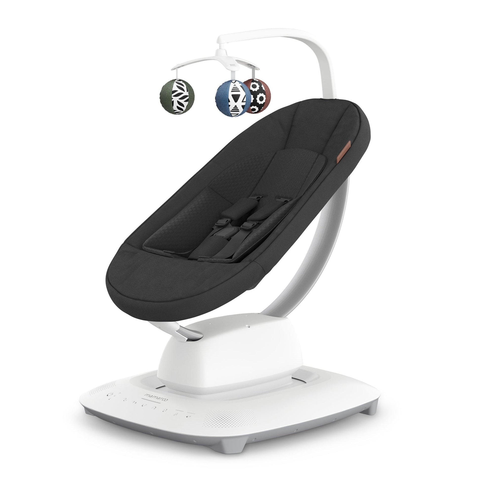 UPPAbaby MamaRoo Multi-Motion Baby Swing - Jake (Charcoal Melange) - 2001-MRO-NA-JKE