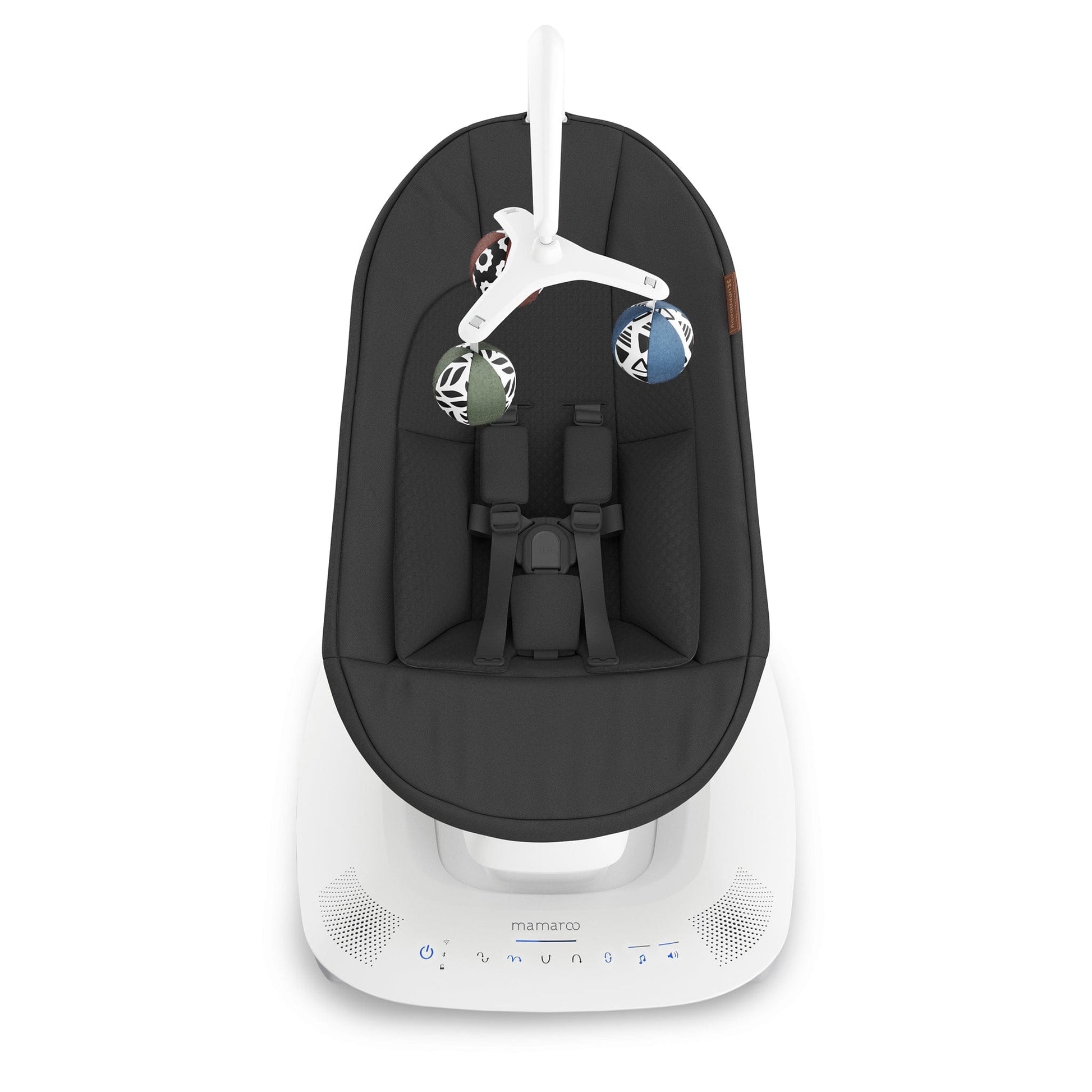 UPPAbaby MamaRoo Multi-Motion Baby Swing - Jake (Charcoal Melange) - 2001-MRO-NA-JKE