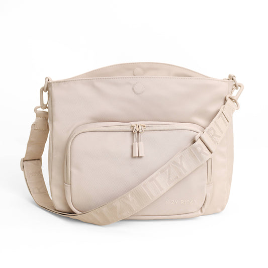 Itzy Ritzy Belong Cargo Caddy Crossbody and Stroller Caddy - Toast