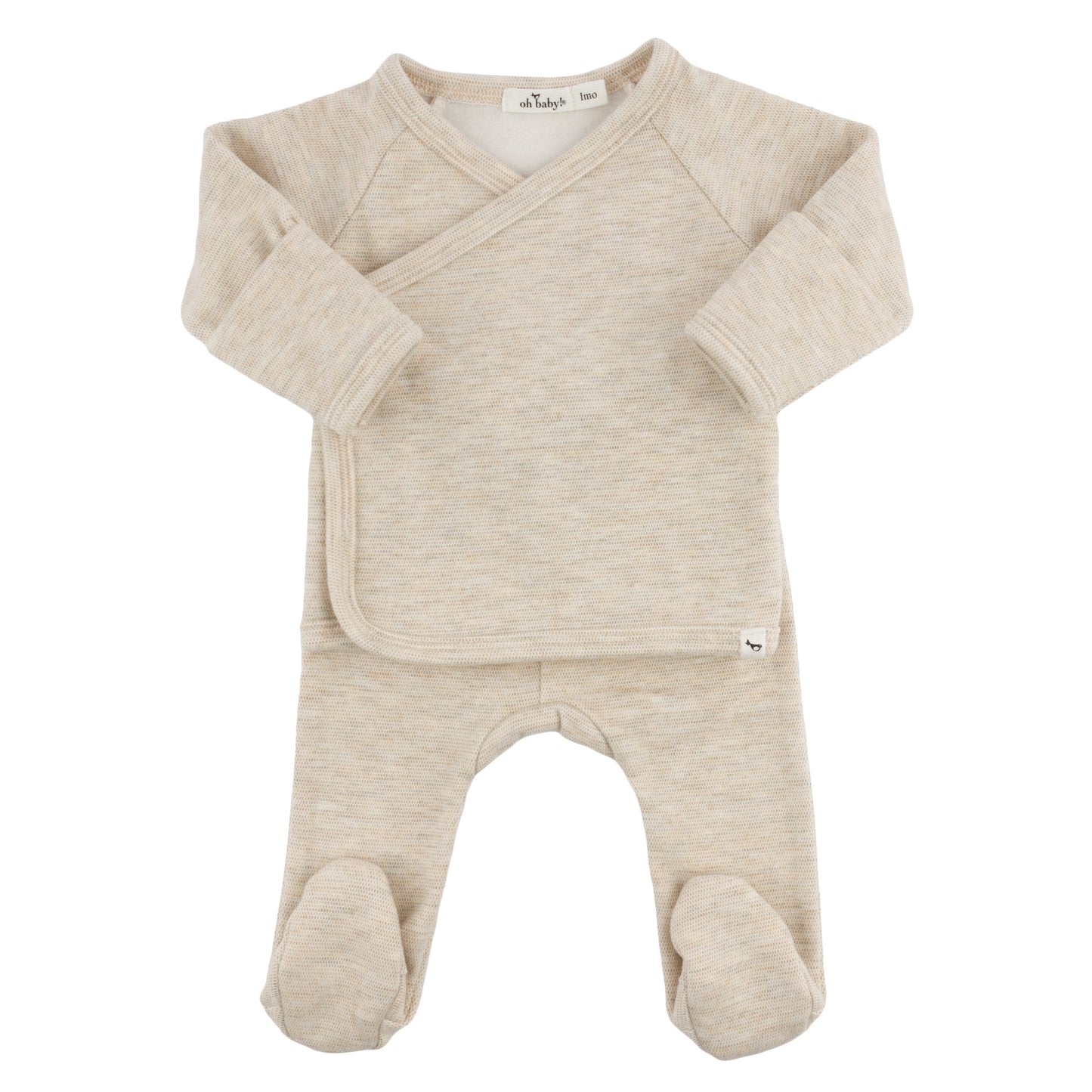 Oh Baby! Honeycomb Kimono Set - Sand, 1M
