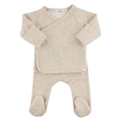 Oh Baby! Honeycomb Kimono Set - Sand, NB