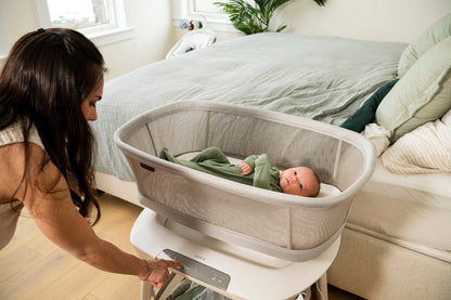 UPPAbaby Soma Smart Bassinet - Charlie (Sand Melange) - 2101-ROS-US-CHR