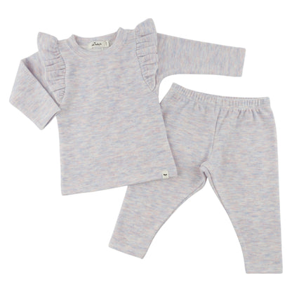 Oh Baby! Honeycomb Millie 2pc Set - Lilac Rose, 0-3M - Image 2