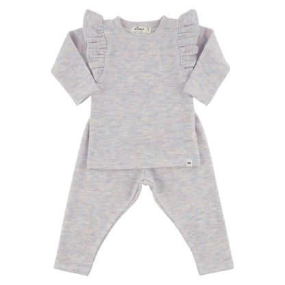 Oh Baby! Honeycomb Millie 2pc Set - Lilac Rose, 3-6M