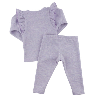 Oh Baby! Honeycomb Millie 2pc Set - Wisteria, 3-6M - Image 3