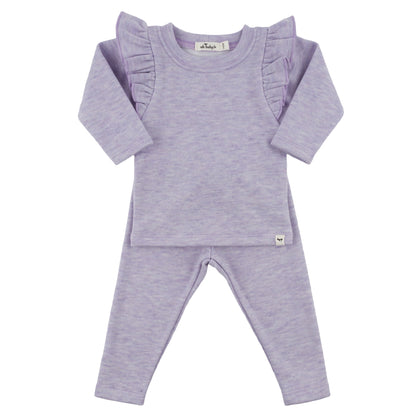 Oh Baby! Honeycomb Millie 2pc Set - Wisteria, 3-6M