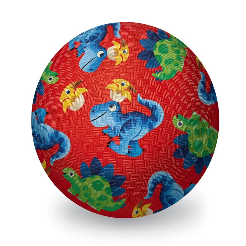 Crocodile Creek 7" Playground Ball - Dino Friends