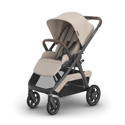 UPPAbaby Kona Stroller - Ada Sandstone Mélange (Carbon Frame / Chestnut Leather)