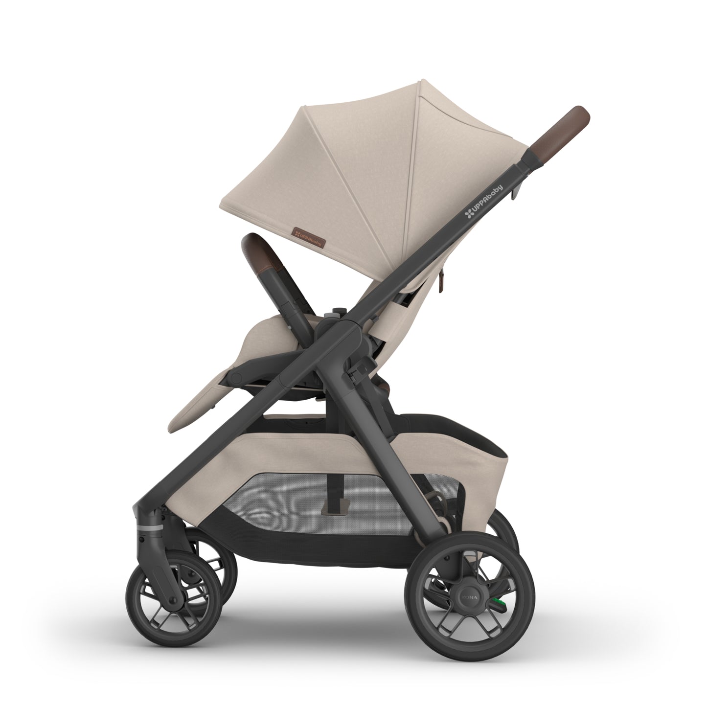 UPPAbaby Kona Stroller + Aria V2 Travel System Bundle - Ada Sandstone Mélange