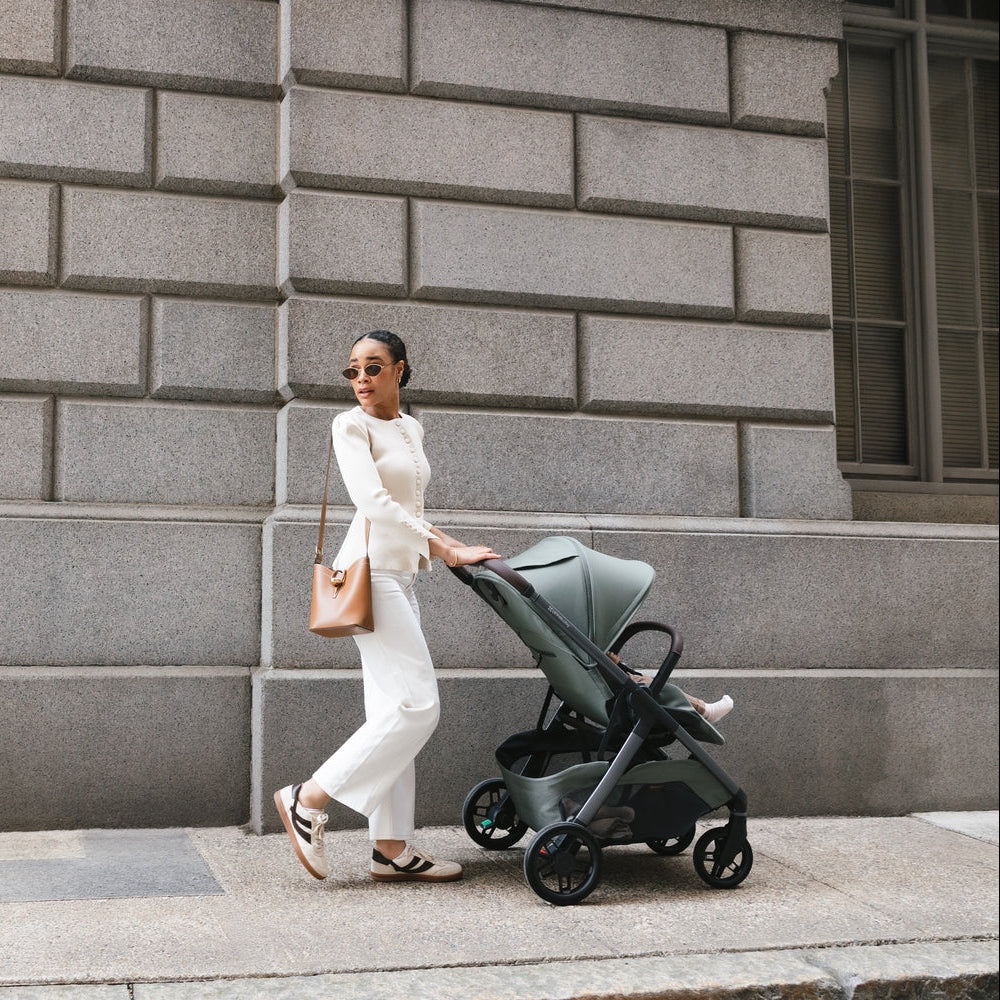 UPPAbaby Kona Stroller - Rowan Graphite (Graphite Frame / Saddle Leather)