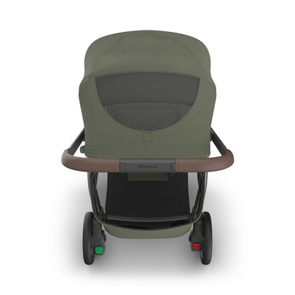 UPPAbaby Kona Stroller + Aria V2 Travel System Bundle - Evelyn Meadow Green