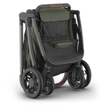 UPPAbaby Kona Stroller + Aria V2 Travel System Bundle - Evelyn Meadow Green
