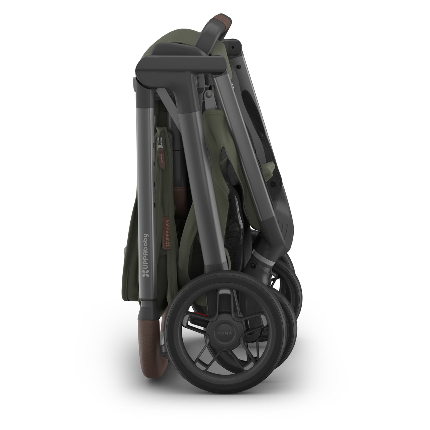 UPPAbaby Kona Stroller + Mesa V3 Travel System Bundle - Evelyn Meadow Green