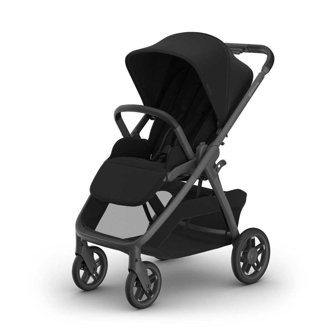 UPPAbaby Kona Stroller - James Black (Carbon Frame / Black Leather)