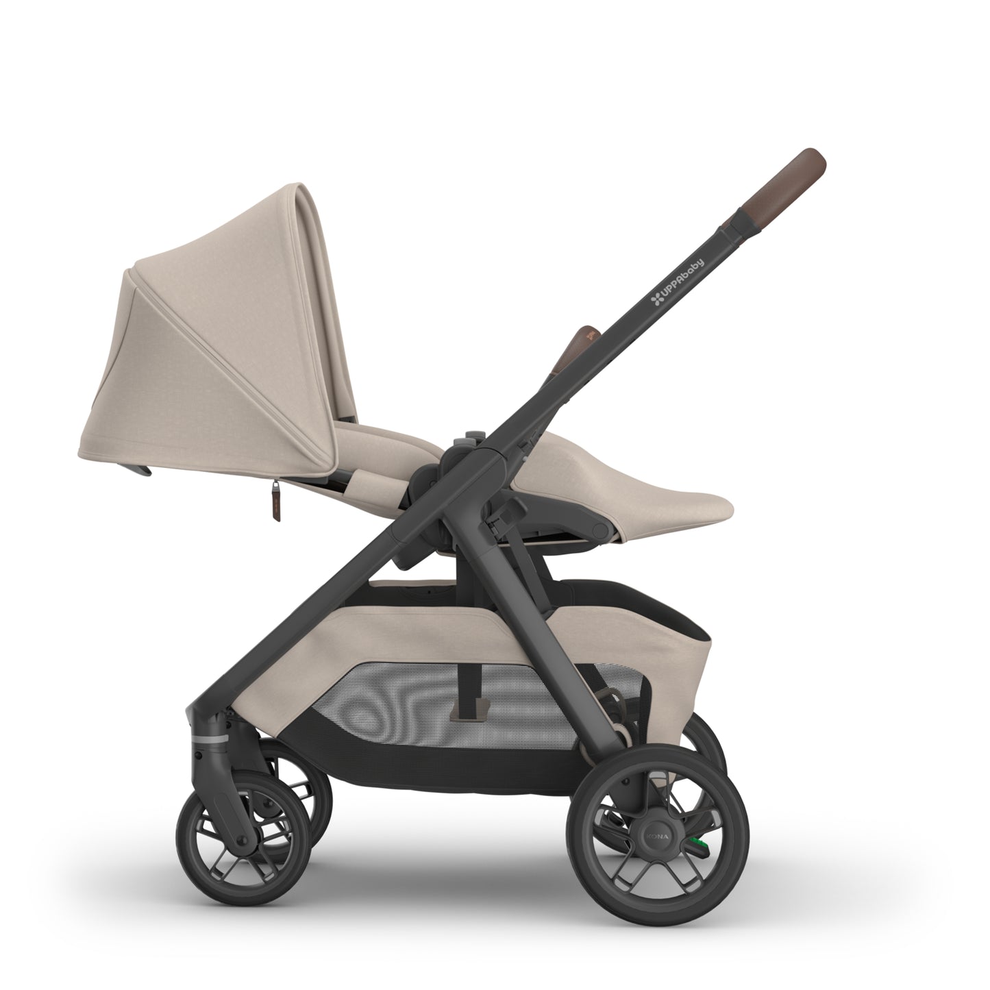 UPPAbaby Kona Stroller + Mesa V3 Travel System Bundle - Ada Sandstone Mélange
