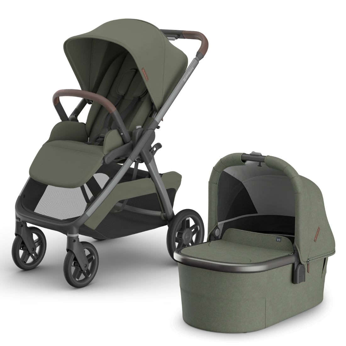 UPPAbaby Kona Stroller + Bassinet V3 Bundle - Evelyn