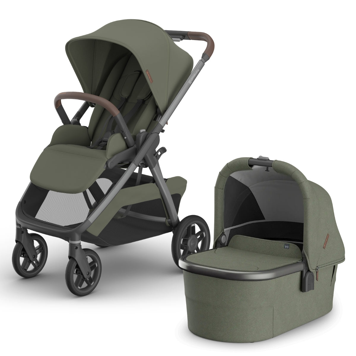 UPPAbaby Kona Stroller + Bassinet V3 Bundle - Evelyn