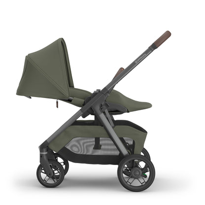 UPPAbaby Kona Stroller + Aria V2 Travel System Bundle - Evelyn Meadow Green