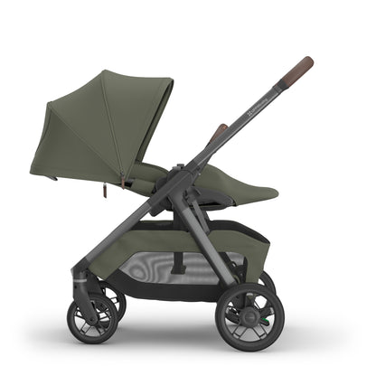 UPPAbaby Kona Stroller + Mesa V3 Travel System Bundle - Evelyn Meadow Green