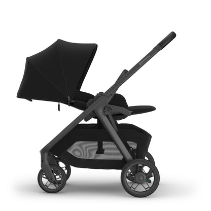 UPPAbaby Kona Stroller - James Black (Carbon Frame / Black Leather)