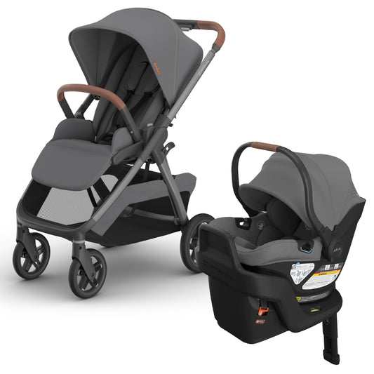UPPAbaby Kona Stroller + Aria V2 Travel System Bundle - Rowan / Greyson