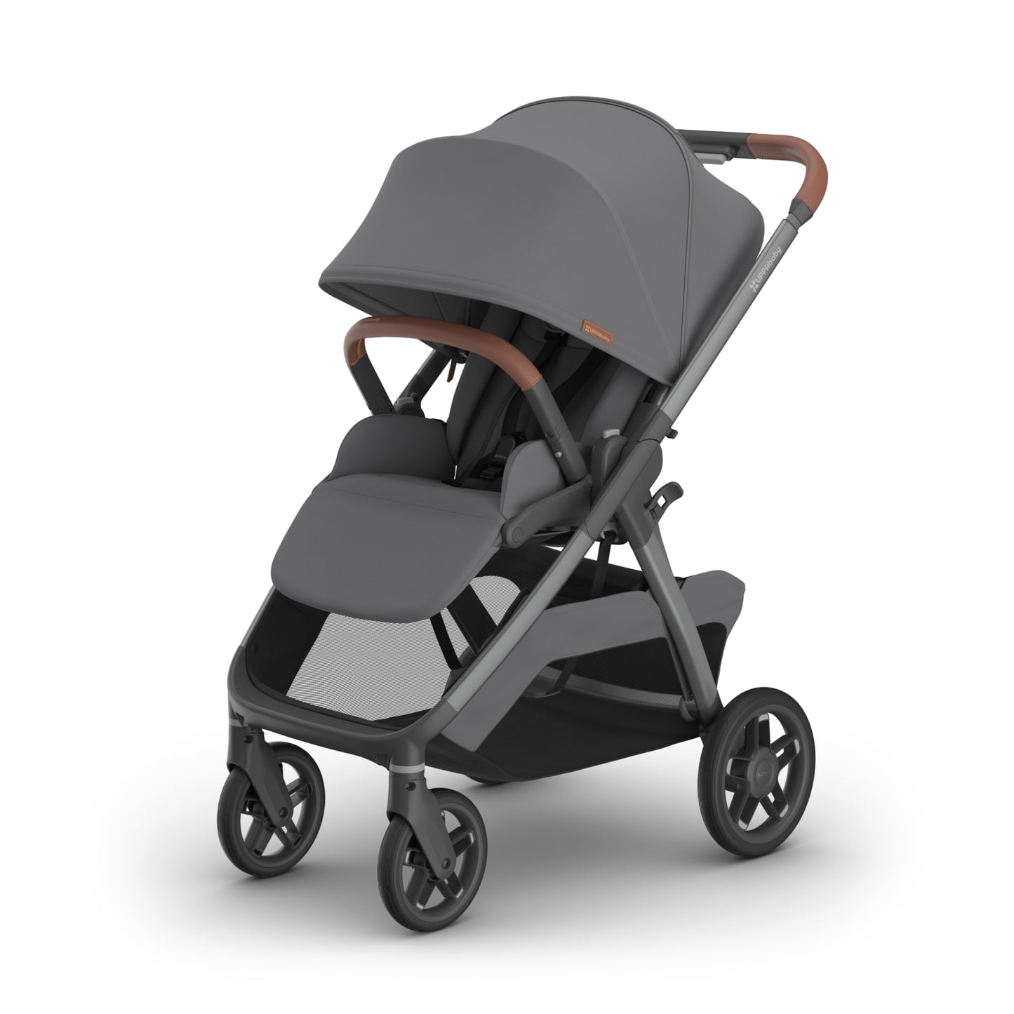 UPPAbaby Kona Stroller - Rowan Graphite (Graphite Frame / Saddle Leather)