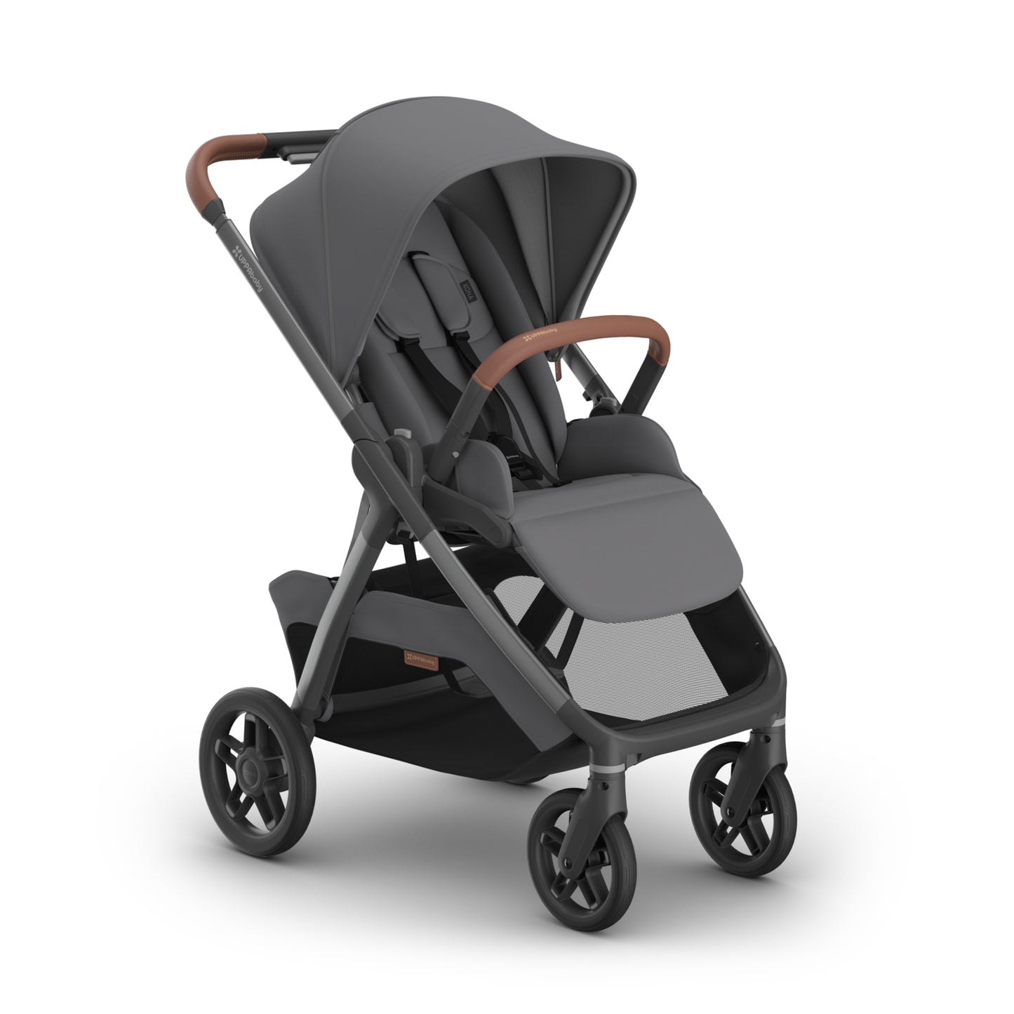 UPPAbaby Kona Stroller - Rowan Graphite (Graphite Frame / Saddle Leather)