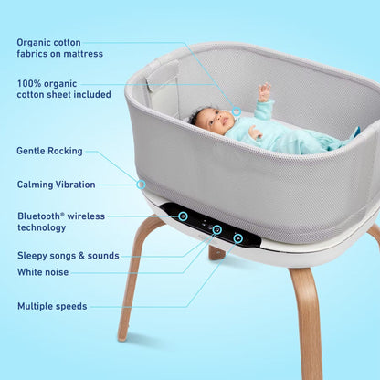 Graco SmartSense Soothing Bassinet - Luna - 2203031