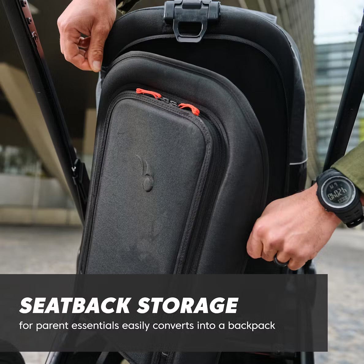 Baby Jogger City Prix Jogger + Bike Trailer + Weather Shield Bundle - Ambition Black - 2203039