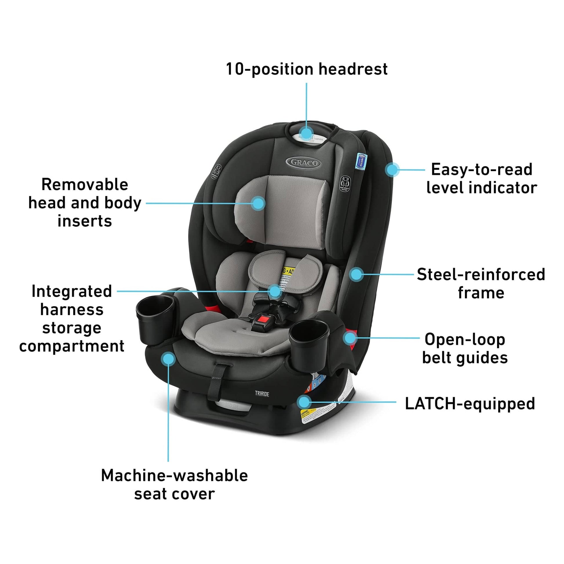 Graco TriRide 3-in-1 Convertible Car Seat - Redmond - 2215744