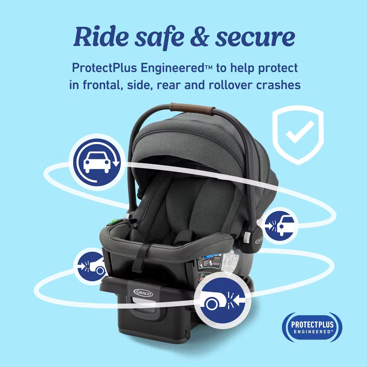 how to adjust graco jogger stroller seat Graco GoMax Infant Car Seat with Insta-Install Rigid LATCH