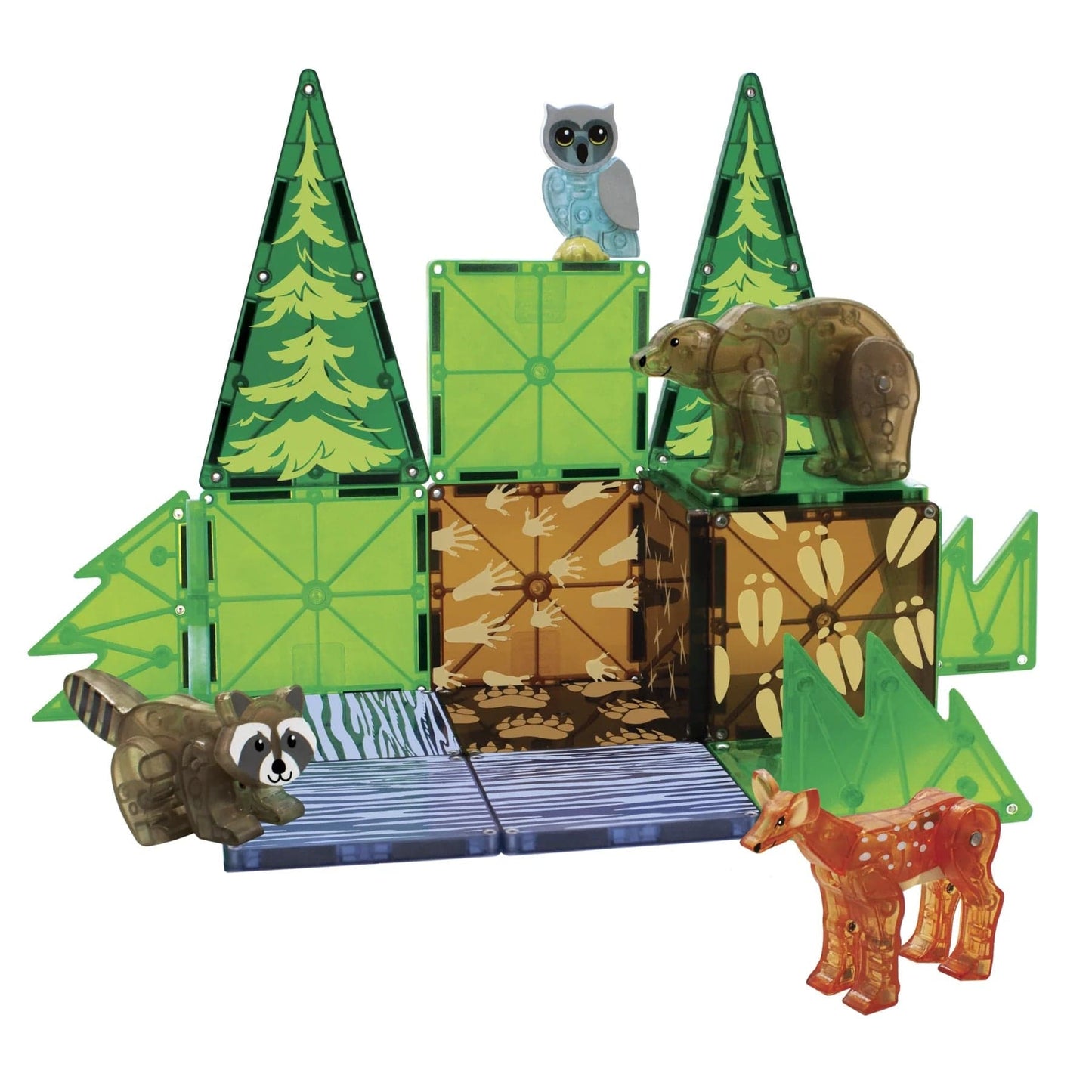 Magna-Tiles Forest Animals, 25 Piece Set - 22225