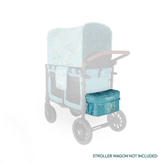 WonderFold W2 Elite/luxe Rear Basket - Van Gogh Almond Blossoms - W2ELRBF-VGAB