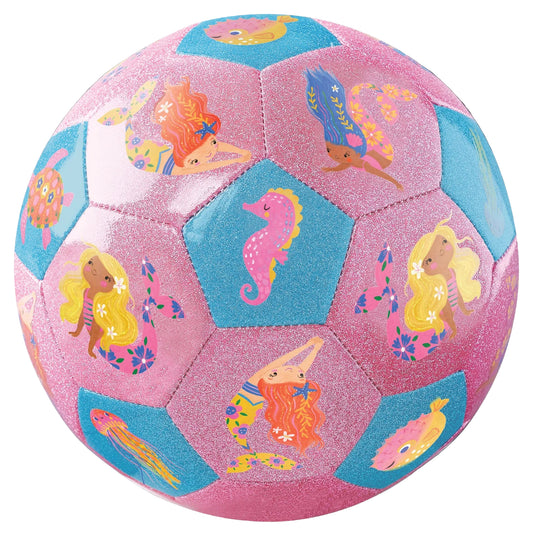 Crocodile Creek Size 3 Glitter Soccer Ball - Mermaids