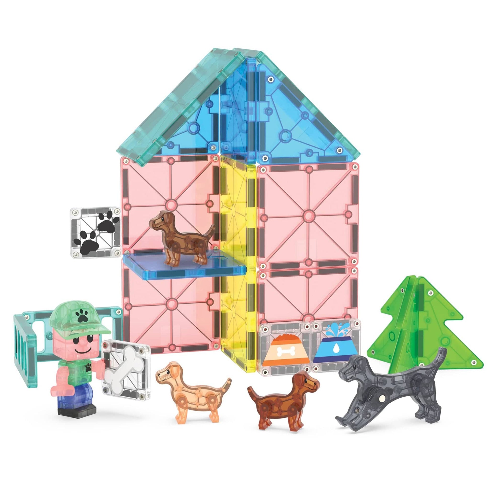 Magna-Tiles Puppy Park, 27 Piece Set - 252027DD