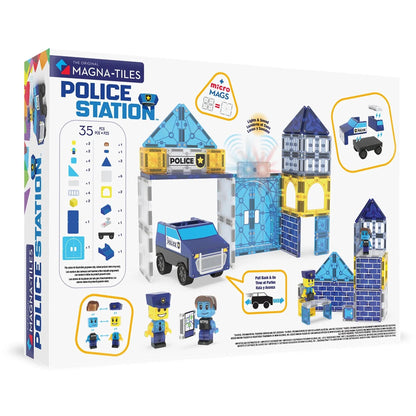 Magna-Tiles Police Station, 35 Piece Set - 252035PS