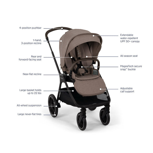 Nuna TRIV lx +PIPA RX Travel System Bundle - Cedar